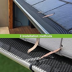 Evcitn Plastic 2-Pack Gutter Guard Mesh Roll