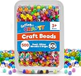 SOL 500pcs Pony Beads for Jewellery Hair Braids 6x9mm Assorted Colours view 9