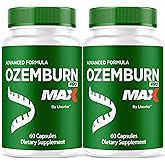 (2 Pack) OzemBurn Max Capsules - Official Ozemburn Max Fat Burning Pills, Ozemburn Weight Loss Pills, Ozem Burn All-Natural Premium Formula to Support Health & Wellness, 120 Capsules for 2 Months