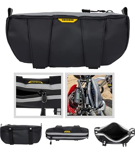 Sac De Guidon Moto Étanche Wild Heart - Avec Bandoulière - Pour Moto, UTV, ATV