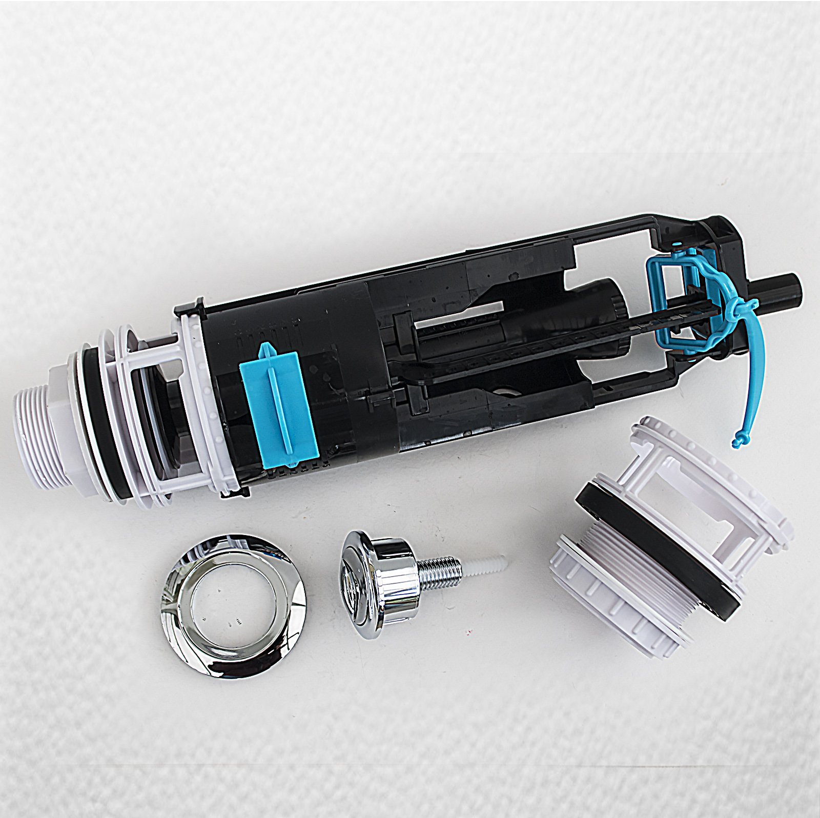 Skylo Adjustable Height Universal Dual Flush Cistern Valve Complete with Push Button