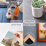 KITHIOM 400 Pcs Double Sided Sticky Dots 10mm Transparent Traceless Removable view 5
