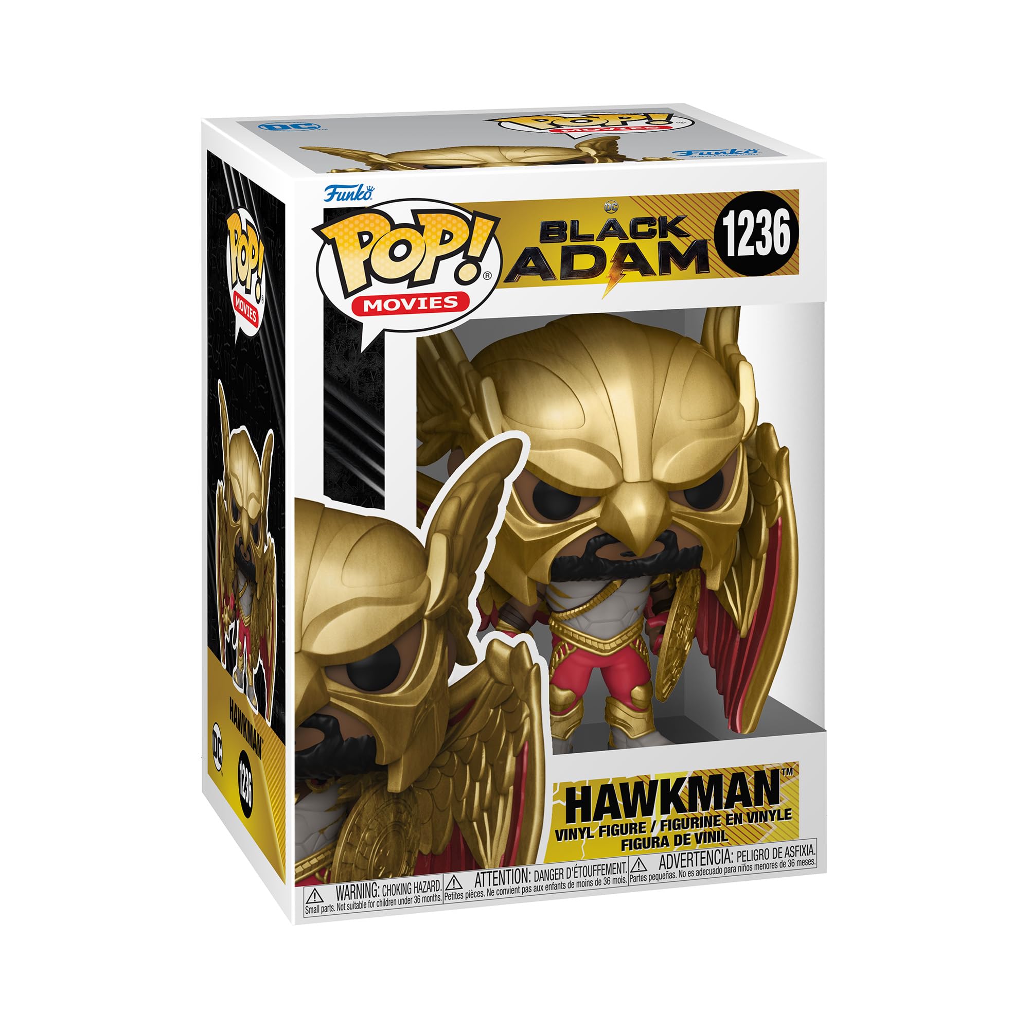 Funko POP! Movies: DC - Black Adam - Hawkman - Collectable Vinyl Figure - Gift Idea - Official Merchandise - Toys for Kids & Adults - Movies Fans - Model Figure for Collectors and Display