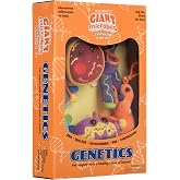 GIANT MICROBES Genetics Themed Gift Box, Plush Science Keychains | 3" DNA, RNA, Chromosome, Nucleus &amp; Mitochondria Bag Charms, Ideal for Gifts for Genealogists, Students and Teachers