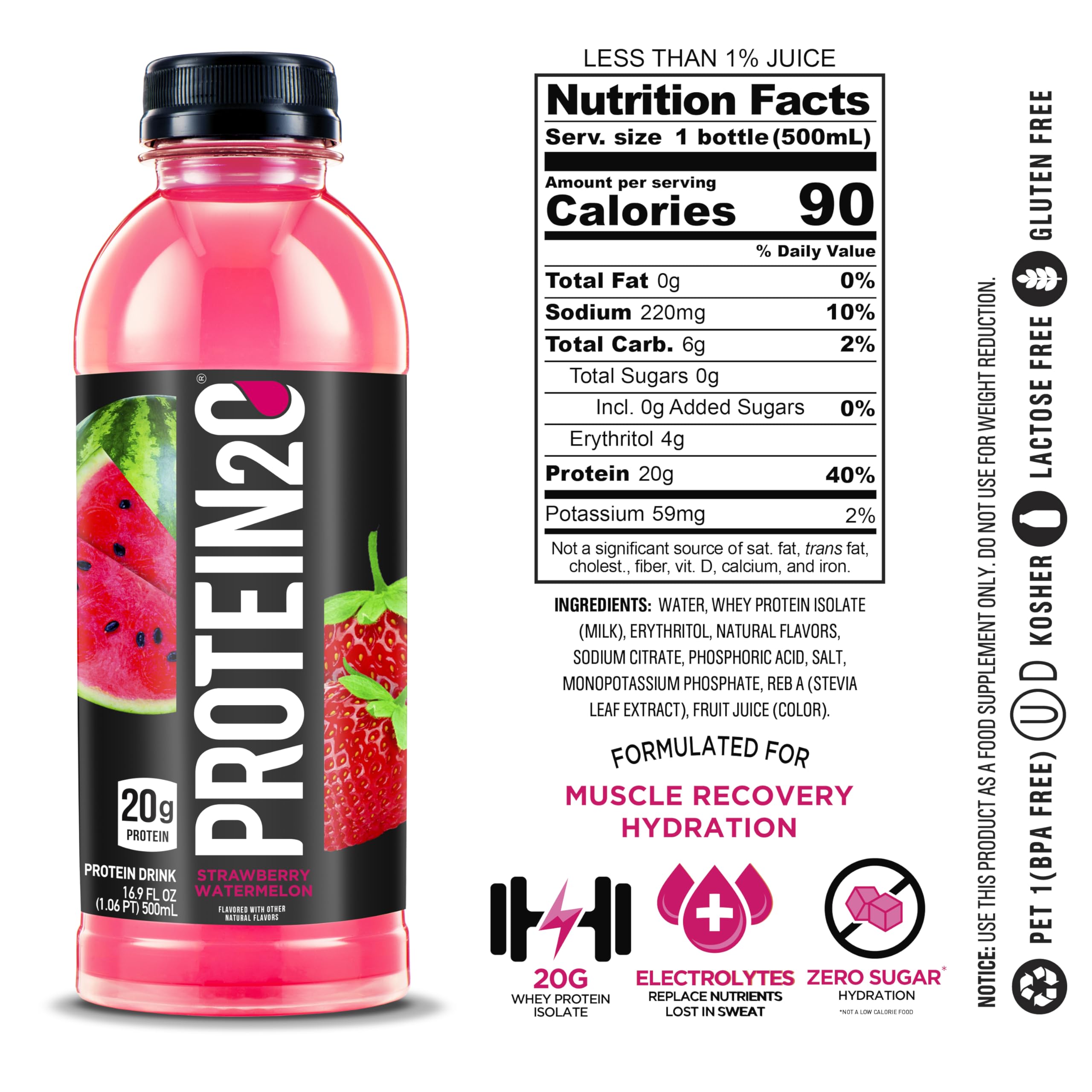Mua Protein2o 20g Whey Protein Isolate Infused Water Plus Electrolytes ...