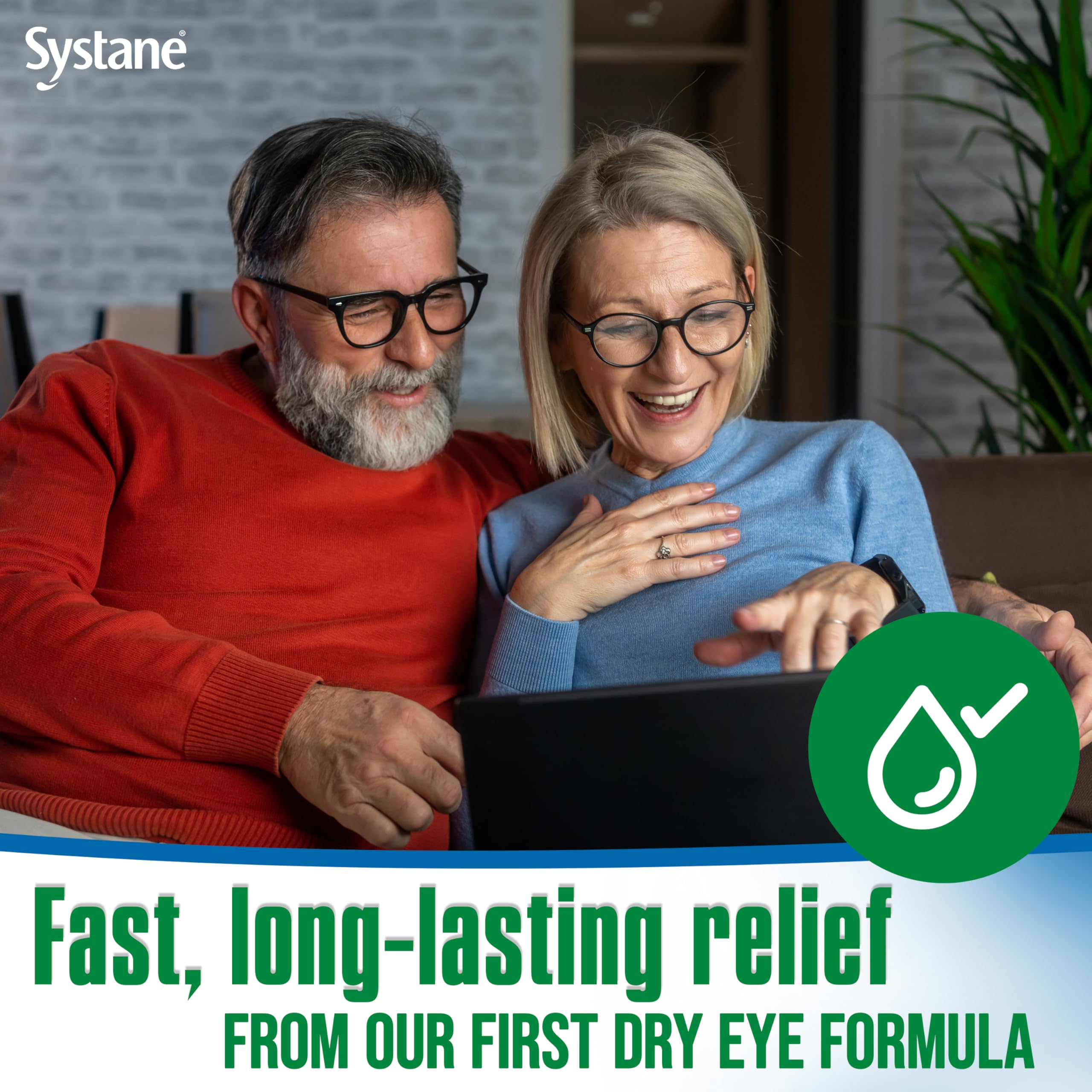 Systane Long Lasting Lubricant Eye Drops, 0.5 Fl Oz (Pack of 1)