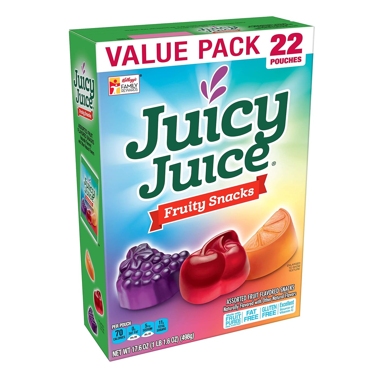 Juicy Juice, Fruity Snacks, Assorted Fruit Flavored, Gluten