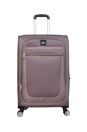 Skyway USA - Langford - Ultra Lightweight Ergonomic Graphite Carry On Spinner Upright Soft Sided Suitcase with TSA Lock (Graphite, 21 inch 53 cm)