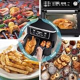 Dzpuhuojz 2 Pack Silicone Air Fryer Liner for Ninja Dual AF300UK/AF400UK view 7