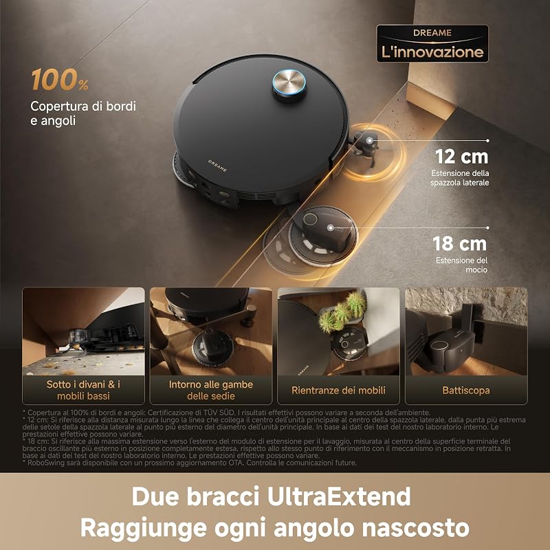 X60 Pro Ultra Complete Robot Aspirapolvere, Aspiraz. 42.000 Pa