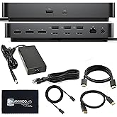 SD25TB4 Pro Thunderbolt 4 Smart Dock with 8K Display, 180W Adapter | Includes 3-year warranty, HDMI, DisplayPort, Thunderbolt cable, cloth and USB-C docking station hub accessories