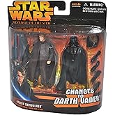 Star Wars Episode III 3 Revenge of the Sith ANAKIN SKYWALKER changes to DARTH VADER Deluxe Action Figure & Accessory Set