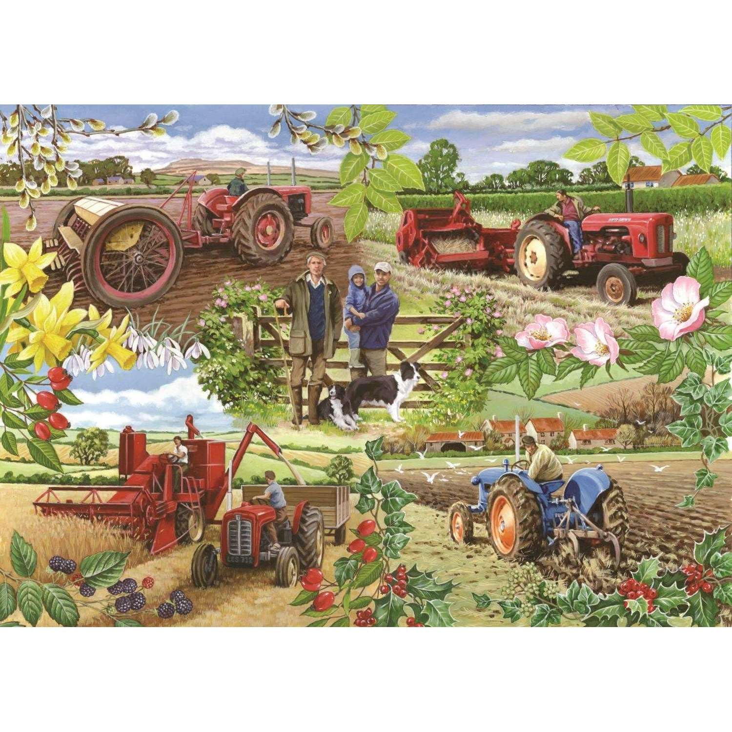 1000 Piece Jigsaw Puzzle - Farming Year