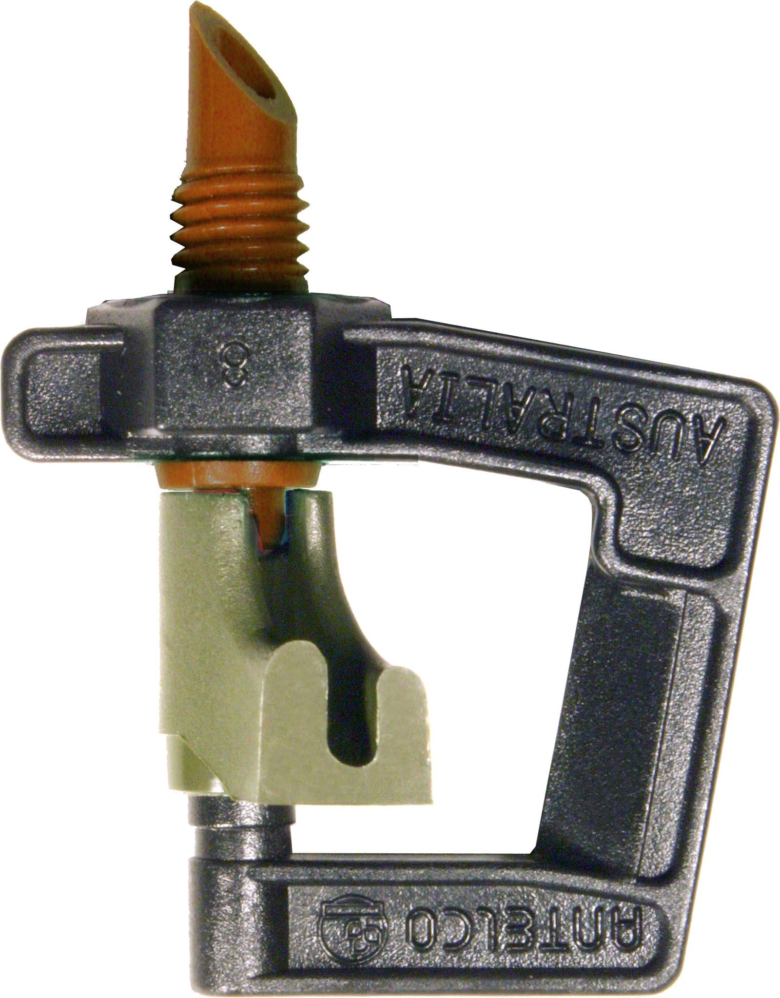 AF Garden Supplies - Micro Garden Irrigation/Watering Inverted Rotor Spray, Rotary Sprinkler Brown Pack of 5, Free Postage