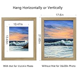 LUCKYLIFE 16x20 Frames, 16x20 Picture Frame for