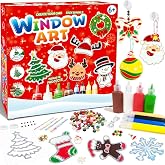 208pcs Christmas DIY Window Paint Art Craft Kits Christmas Party Supplies