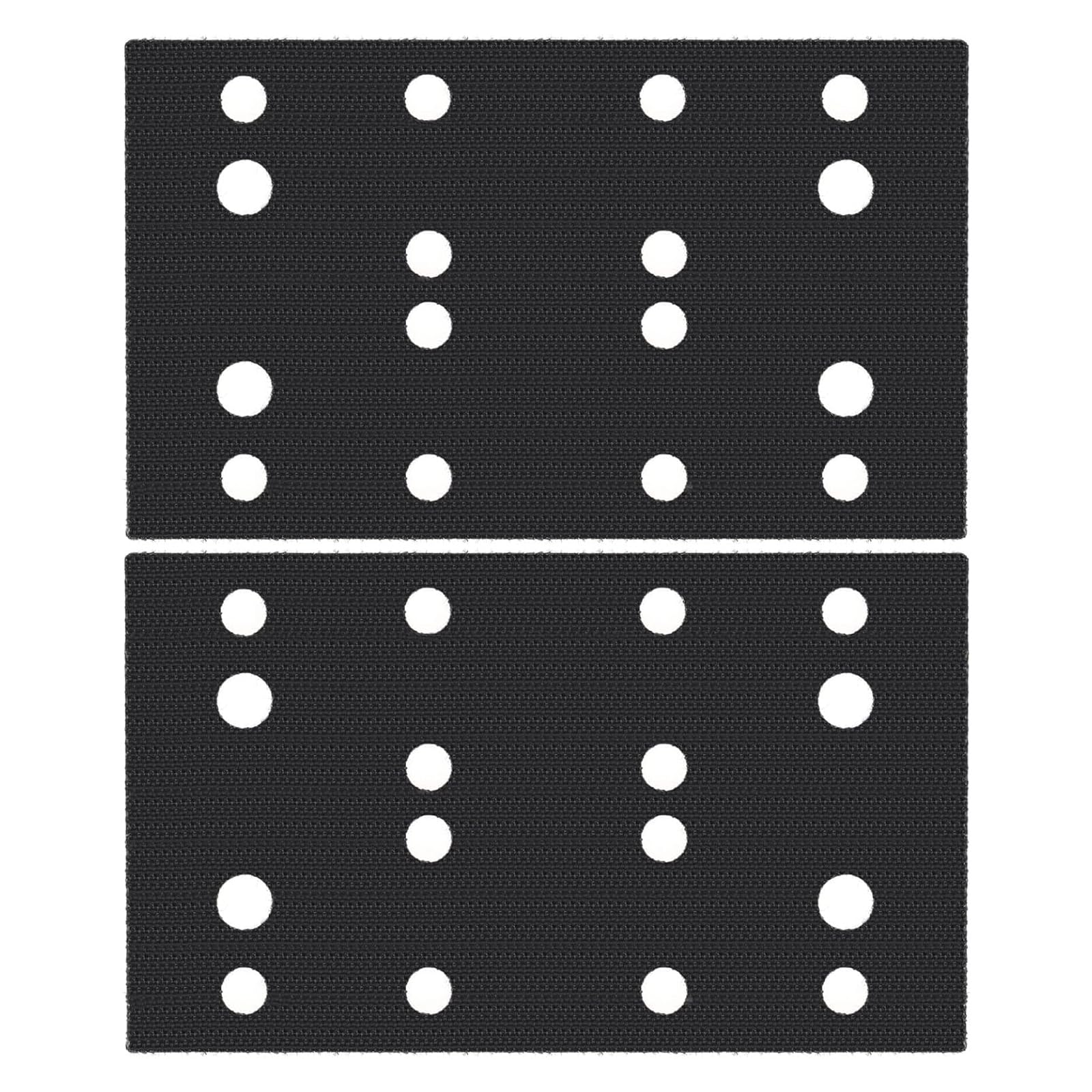 HAPPOW 2Pcs Soft Sponge Interface Pad Replacement Compatible with Festool RTS 400/RS 400/RTSC 400 Sanding Pads – 80x133mm Protective Sponge Pads(Black)