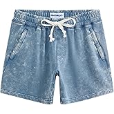 maamgic Mens Casual Shorts 5.5 Inch Cotton Shorts for Men with Elastic Waist & Drawstring for Sleeping, Daily Wear, Golf