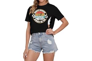 FASHGL Women's Nursing Shirts for Breastfeeding Zipper Short Sleeves Mama Shirt Causal Maternity Nursing Graphic Tees Tops