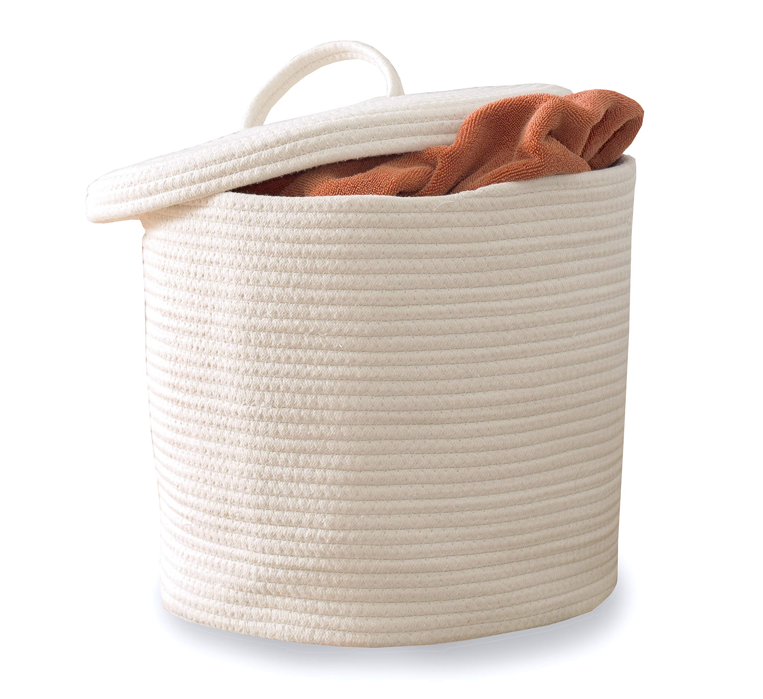 20" x 20" x 15" Extra Large Storage Basket with Lid