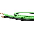 10' feet True 10 Gauge AWG OFC Speaker Wire Green/Black Car Home Audio