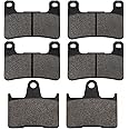 LOCOPOW Front Rear Brake Pads for 2004 2005 2006 Suzuki GSXR 1000 2004 2005 Suzuki GSXR 600 750