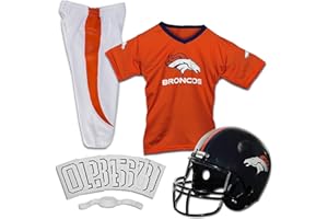 Franklin Sports NFL Youth Football Uniform Set for Boys & Girls - Includes Helmet, Jersey & Pants with Chinstrap + Numbers