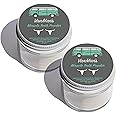 Vanman’s - Mint and Bone Tooth Powder Toothpaste (2 Pack) - Remineralizing Tooth Powder with Cattle Bone Derived Hydroxyapatite, Bentonite Clay, Peppermint Oil and Baking Soda - 2 oz