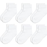 Jefferies Socks Big Boys' Seamless-Toe Quarter Athletic Socks (Pack of 6)