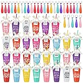 Tioncy 30 Sets Employee Appreciation Gifts Bulk 24 oz Plastic Tumbler with Lid and Straw Reusable Coffee Cups with Keychain Bowknot Card Christmas Gifts for Coworker Staff Worker Favors(Assorted)