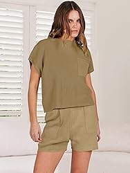 ANRABESS 2 Piece Outfits for Women Sweat Suit Knit