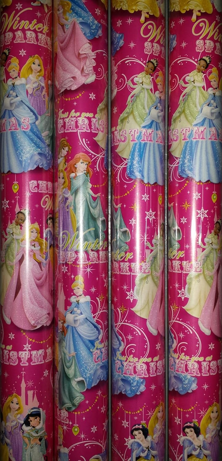 little girl christmas wrapping paper