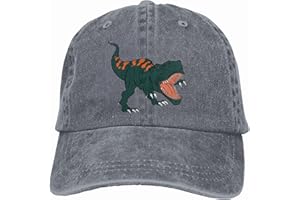Waldeal Boys' Printing Dinosaur Baseball Hat Cute Vintage Adjustable Kids Dad Cap