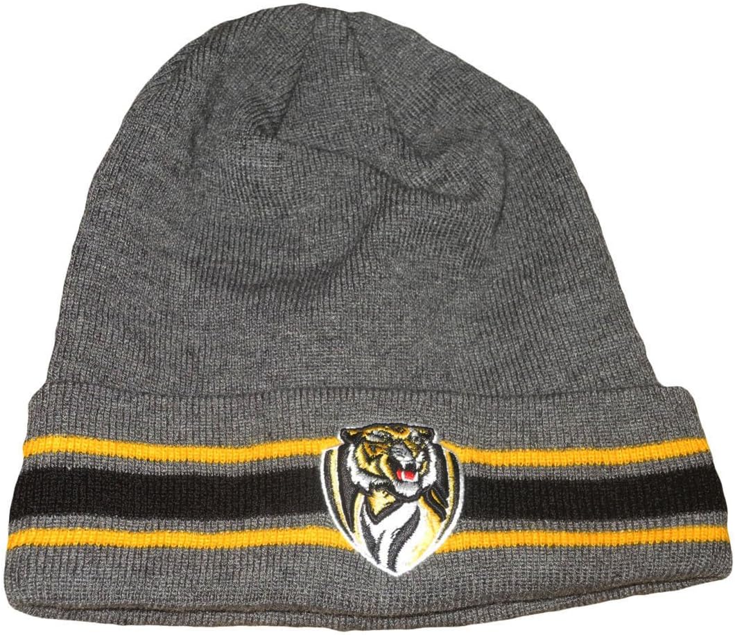 Unisex Adult AFL Richmond Tigers Ski & Skate Roll Up Beanie / Winter Hat