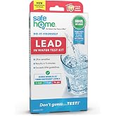 Safe Home DIY Lead in Drinking Water Combo Test Kit- (1 Pack) | DIY Detection to 4 PPB in 5-Minutes with 3 Levels of Test Results + Optional Testing at Our EPA-Certified Lab