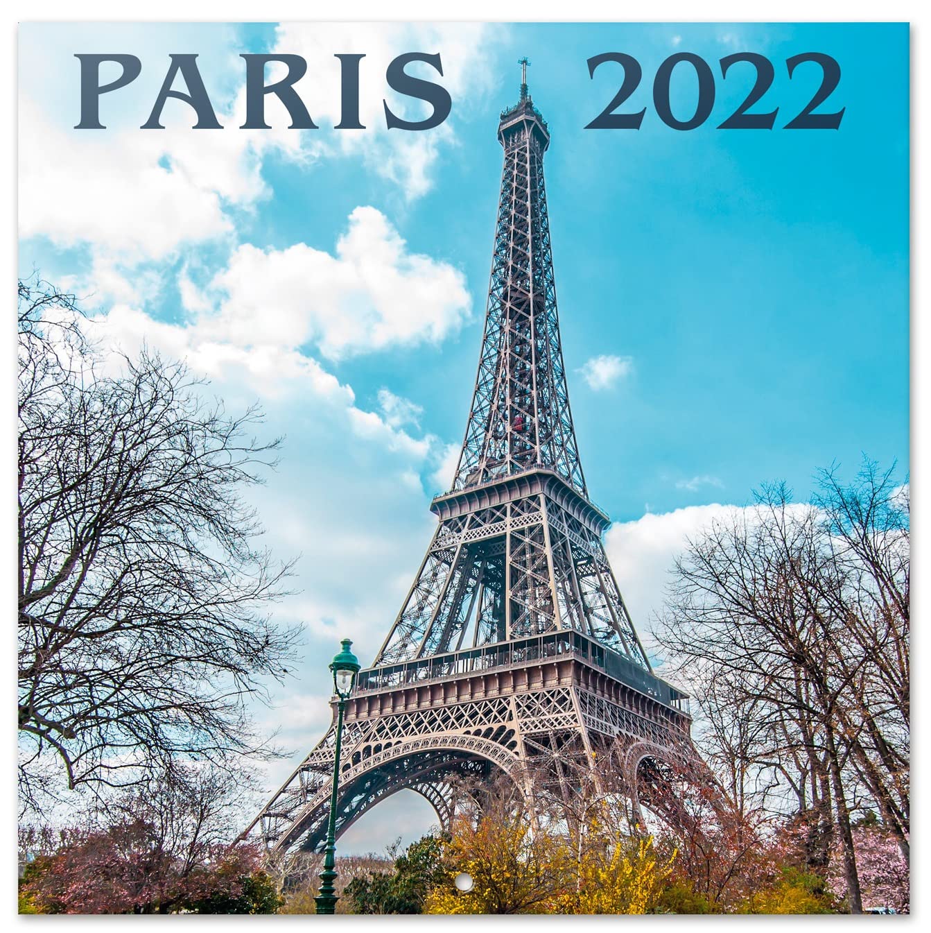 Grupo Erik: Official Paris 2022 Wall Calendar, 2022 Calendar, 12' x 12' Square Wall Calendar 2022, Family Calendar 2022, Travel Calendar 2022, Paris Calendar