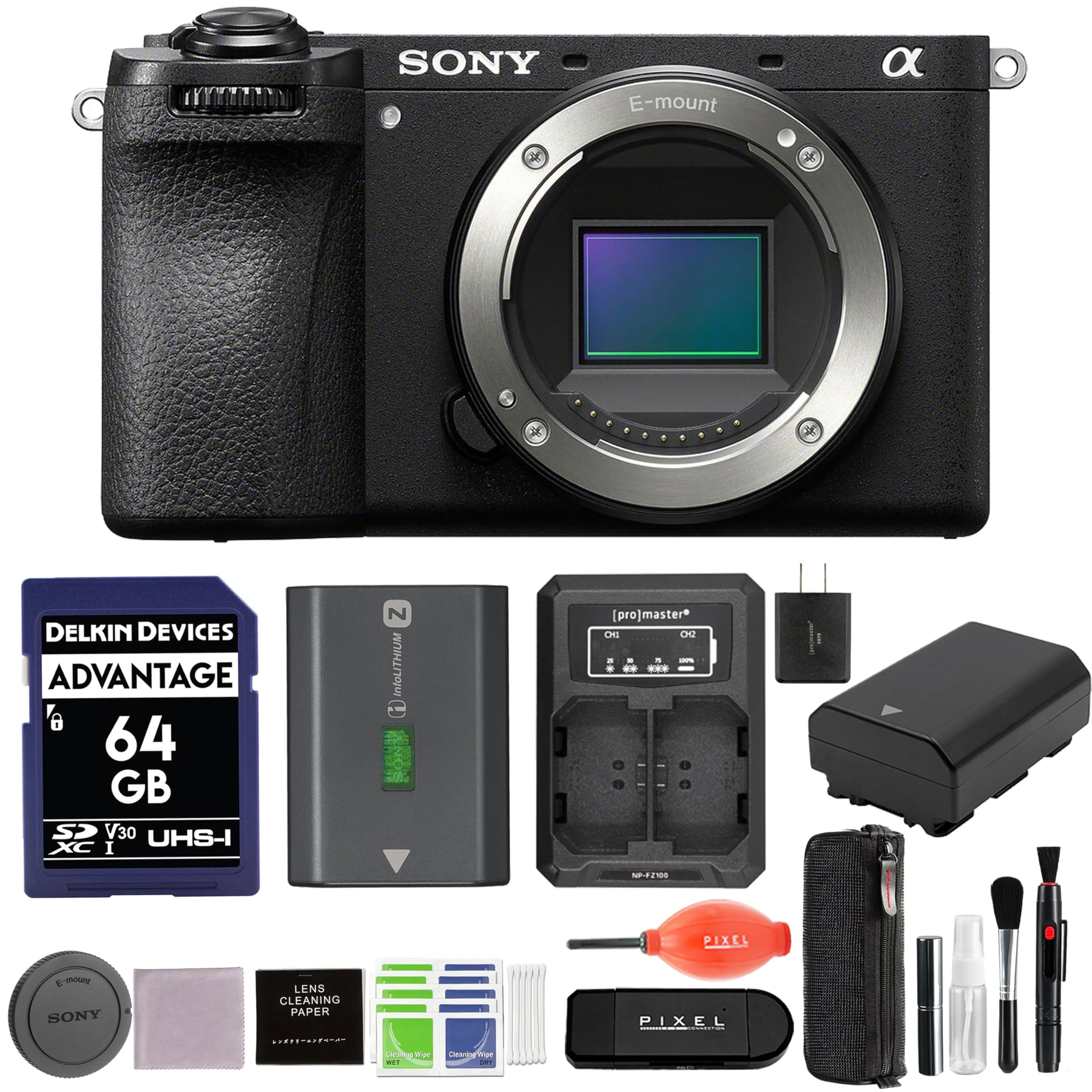 Sony Alpha a6700 Mirrorless Camera Body Bundle with