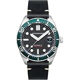 Spinnaker Croft Men's Automatic Dive Watch &ndash; Seiko NH35 Movement, 40mm Stainless Steel Case, Water Resistant 150m, Stainless Steel or Leather Strap, SP-510