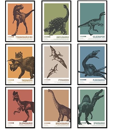 Amazon.com: Posterazzi Dinosaur Attack Poster Print by John