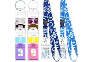 XIANGXING 4 Royal Caribbean & Celebrity Cruise Luggage Tag Holders with 2 Cruise Lanyards, Luggage Tag Holder and Cruise Lanyard with Ship Card Holder for Royal Caribbean & Celebrity Lines 2025-2026