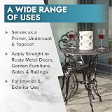 Polar Direct to Rust Satin Silver Metal Spray Paint 2 x 400ml view 5