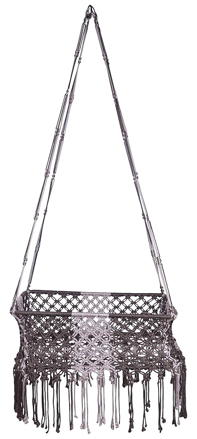 Royal Jhula Hammock (Brown and Silver)