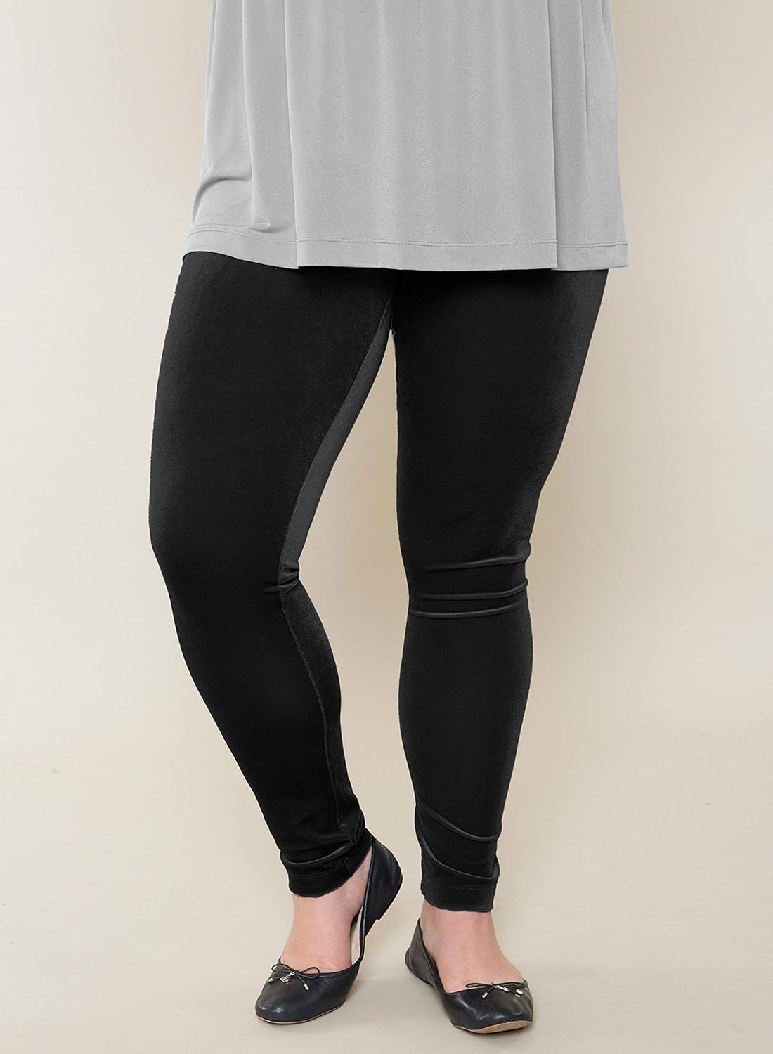 Velvet Leggings Comfortable Luxurious High Waist Petite Regular Tall