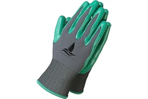 AMAZING STUFF FOR YOU! Garden Gloves Women and Men 2 pairs, Super Grippy Texture for Gardening and Work Activities - S,M,L Sizes (Small)