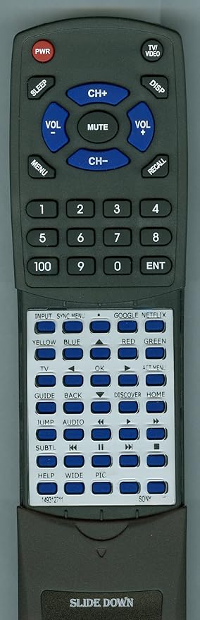 Amazon Com Replacement Remote For Sony Xbr55x850d Xbr65x850d Xbr75x850d Xbr49x800d Xbr85x850d Xbr43x800d Electronics