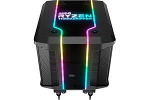 Cooler Master AMD Wraith Ripper ThreadRipper TR4 High Performance CPU Air Cooler, ARGB Threadripper Logo’s Display, 7 Heat Pi
