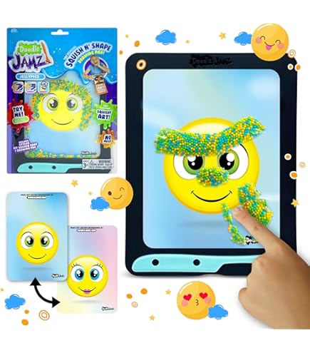 DoodleJamz JellyPics — Squishy Drawing Pads Filled with Non-Toxic