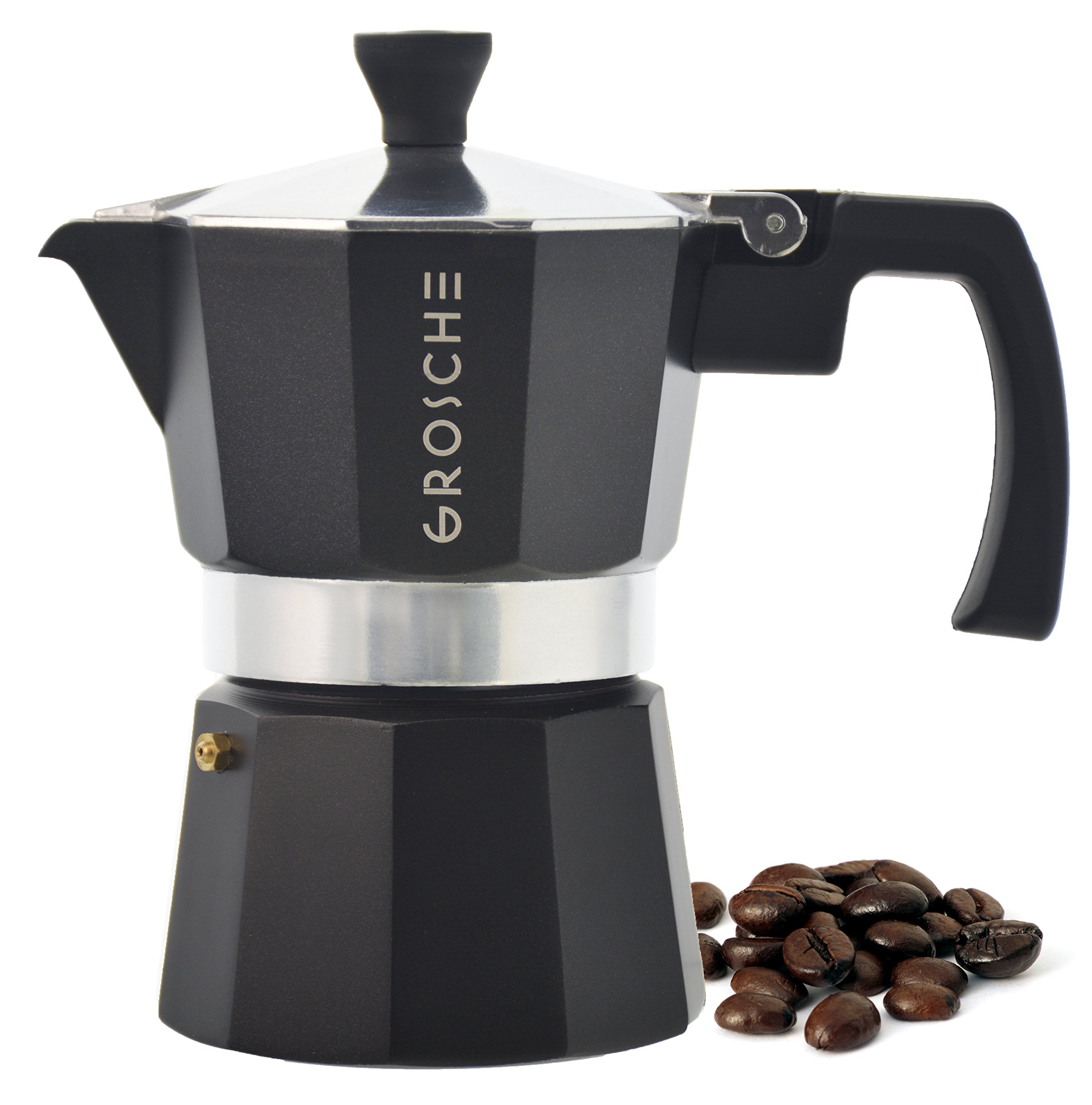 GROSCHE Milano Moka 3Cup Stovetop Espresso Coffee Maker with Italian Safety 682858075050 eBay