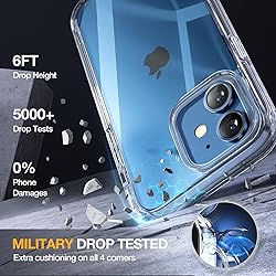 Miracase Glass Case for iPhone 12/12 Pro 6.1