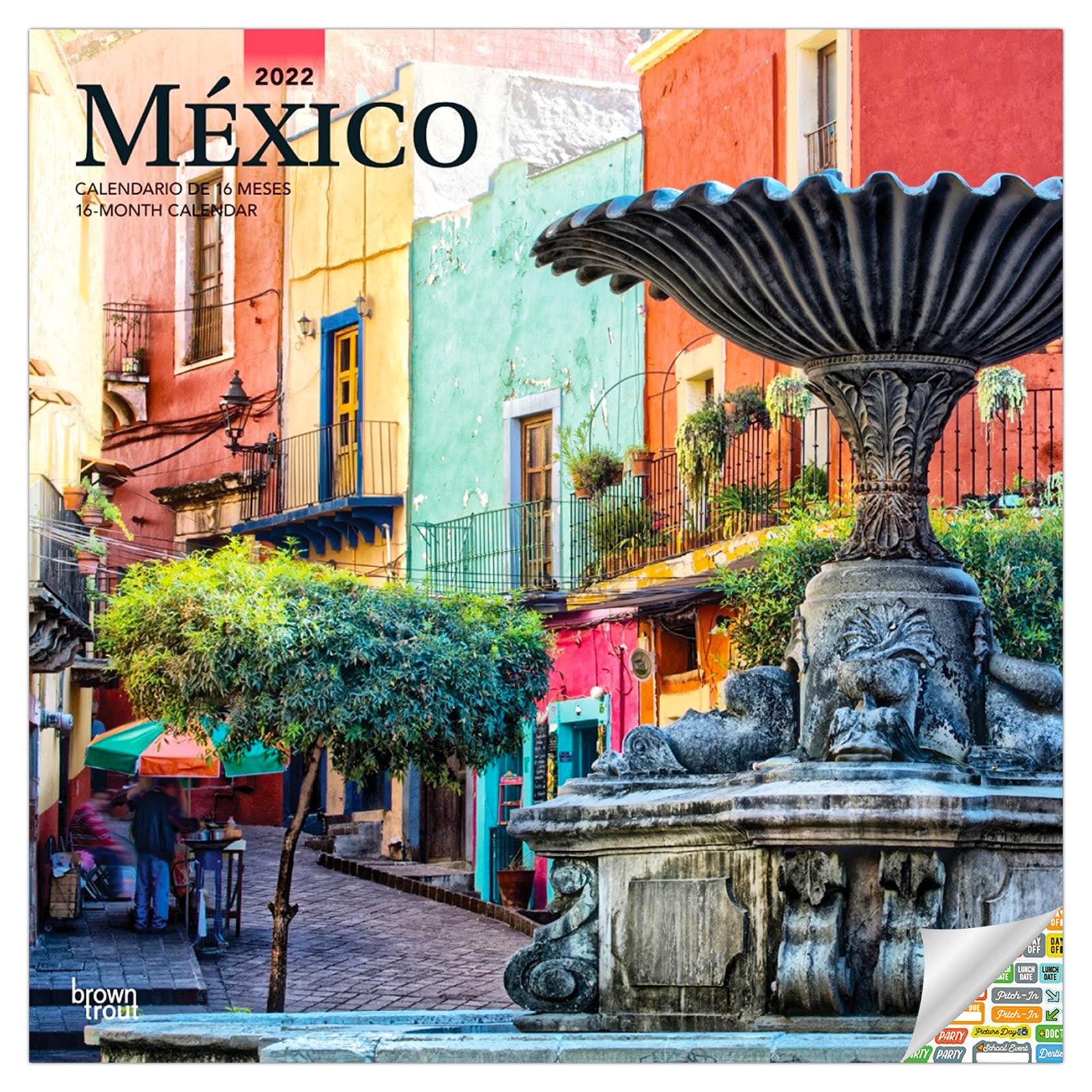 Mexican Calendar Names 2022 Mexico Calendar 2022 -- Deluxe 2022 Mexico Wall Calendar Bundle With Over  100 Calendar Stickers (Travel Gifts, Office Supplies): Browntrout  Publishers Inc., Browntrout Publishers Editing Team, Browntrout Publishers  Design Team: 9781975449407: Amazon ...